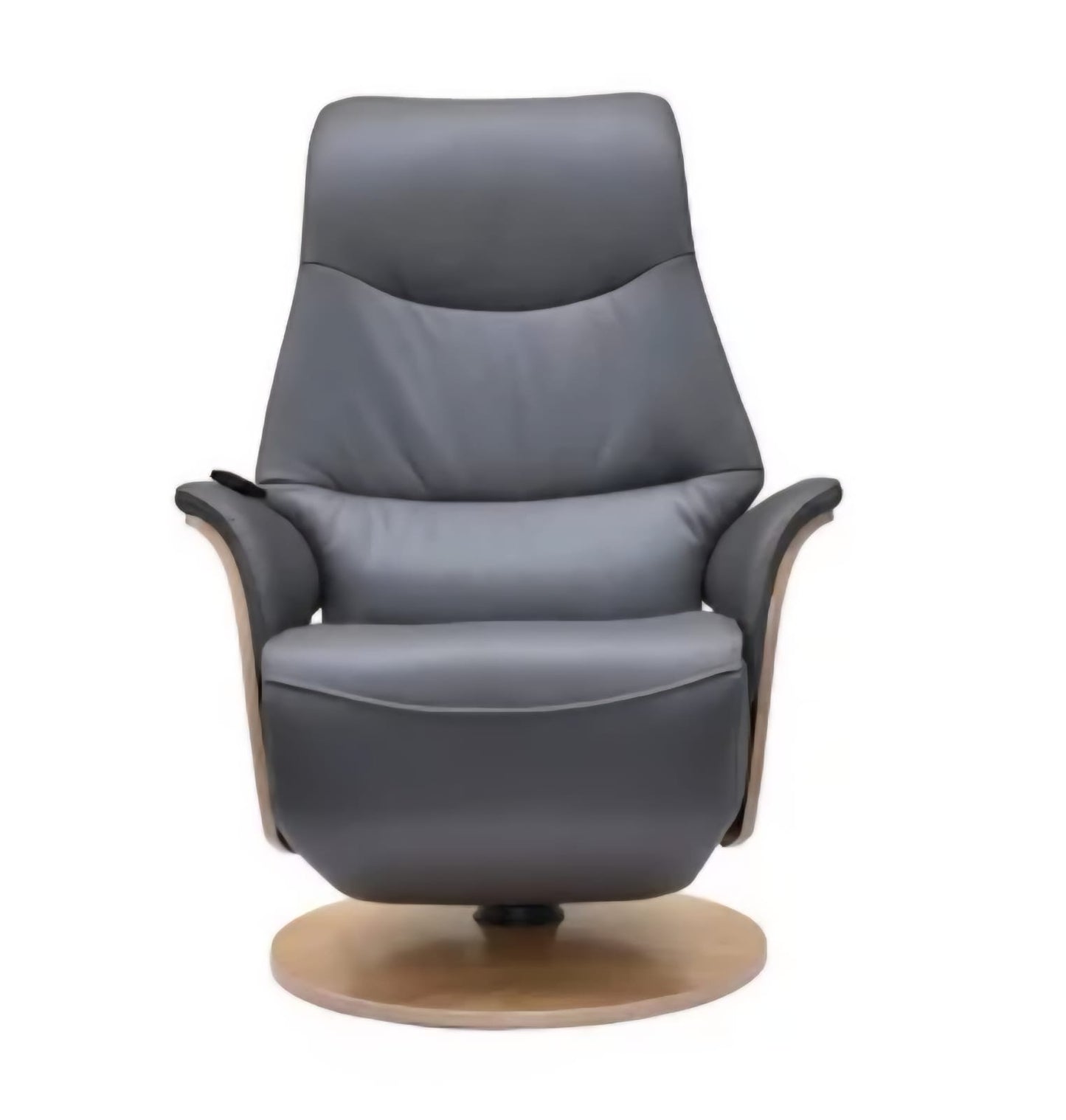 Olaf Leather Power Swivel Recliner Chair