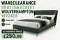 Birlea Brand New Boxed Double Bed Frame In Velvet 4:6 Full size Headboard