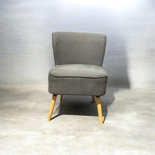 Habitat Eppy Fabric Accent Chair - Charcoal