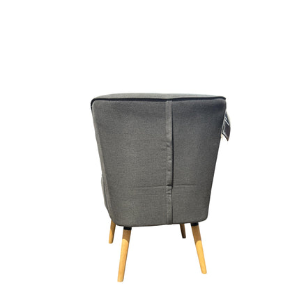 Habitat Eppy Fabric Accent Chair - Charcoal