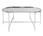 OAKLAND OBLONG COFFEE TABLE with METAL FRAME