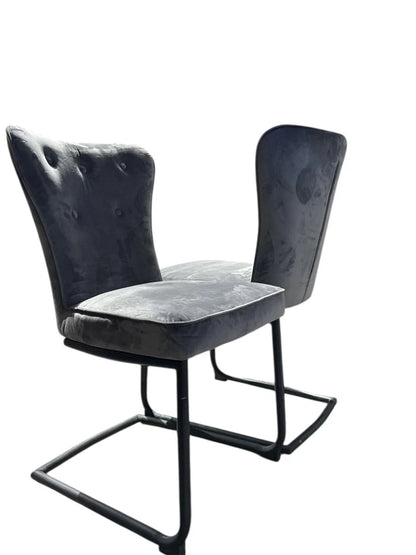 Gray Velvet chair