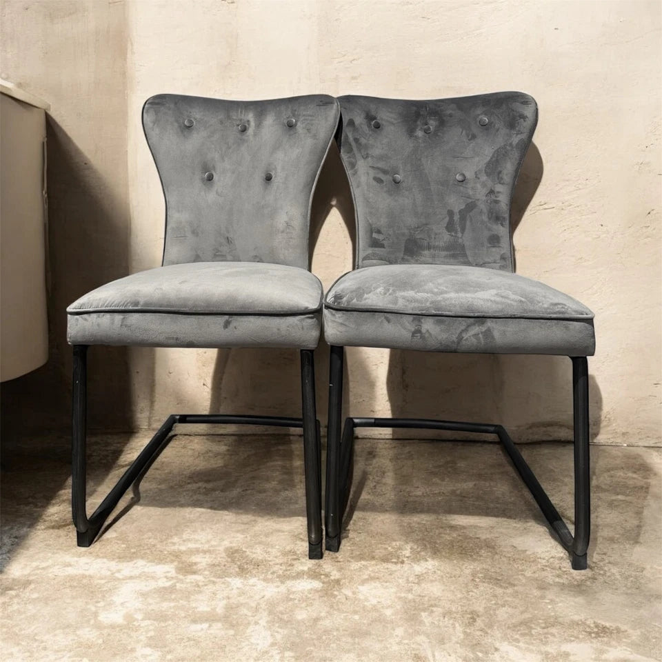 Gray Velvet chair