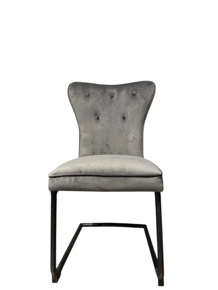 Gray Velvet chair