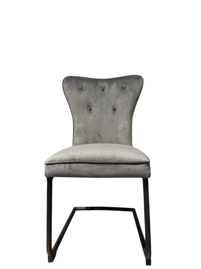 Gray Velvet chair