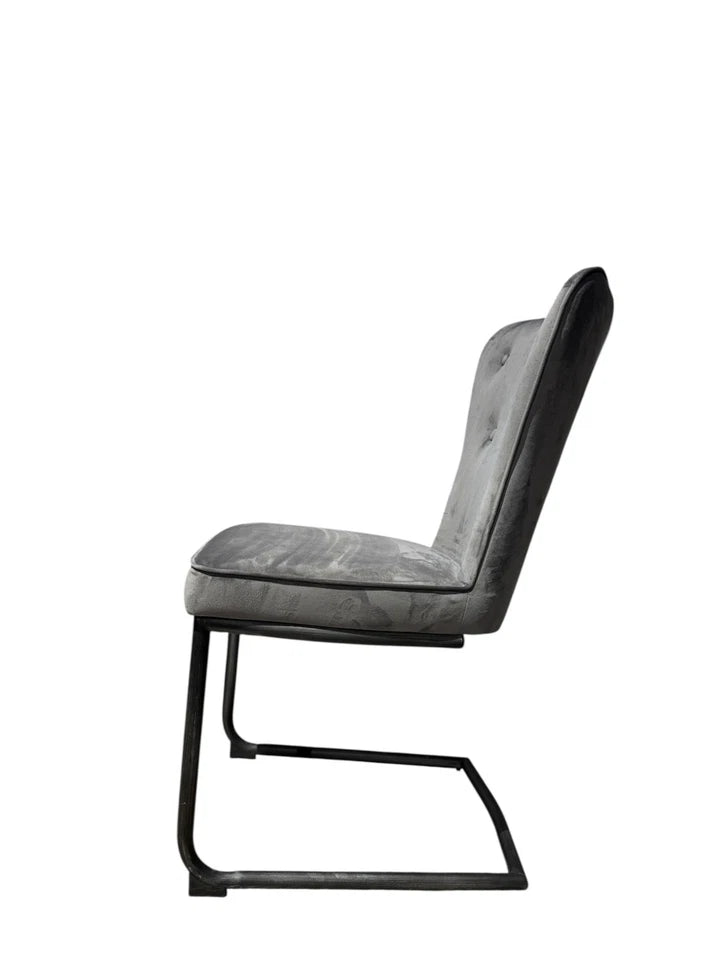 Gray Velvet chair
