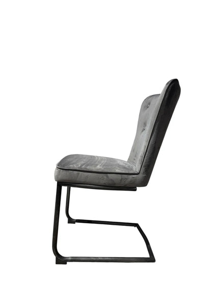 Gray Velvet chair