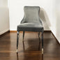 Dolce Grey Velvet Knocker Handle Dining Chair