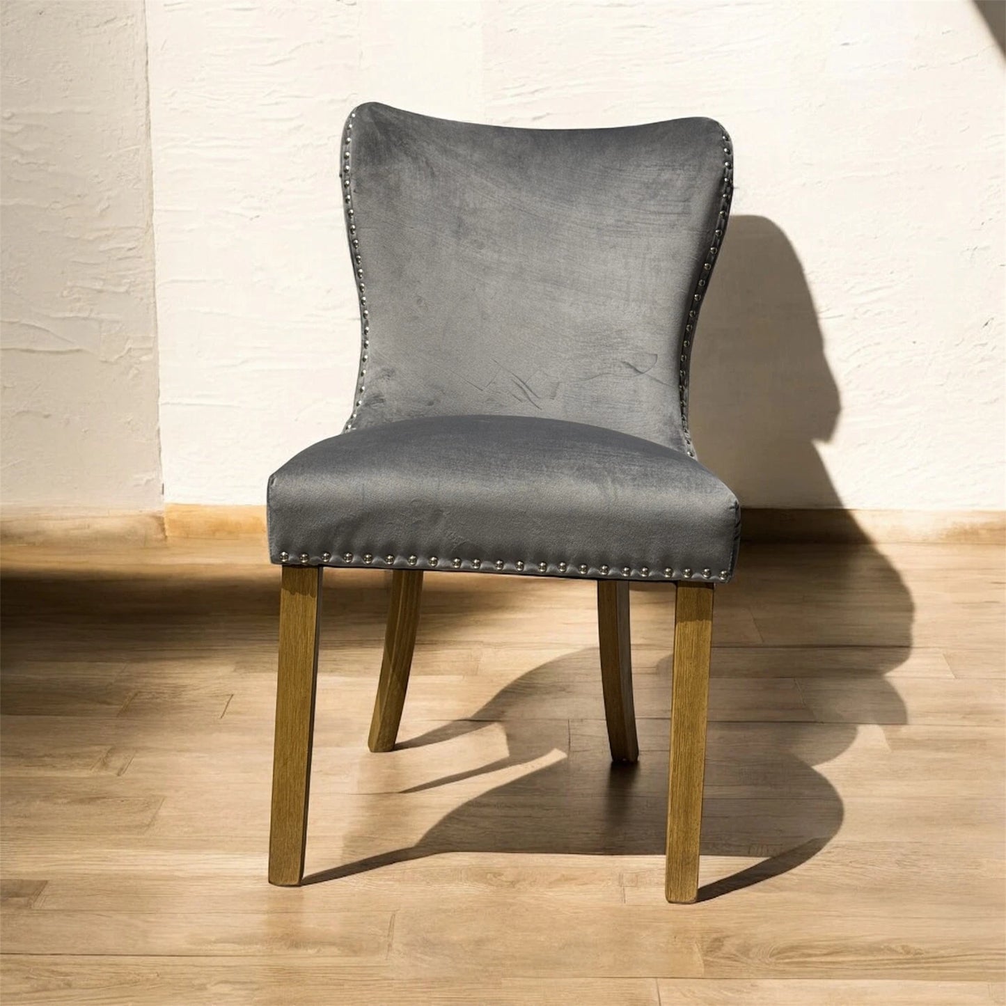 Lafayette Beige Velvet Dining Chairs