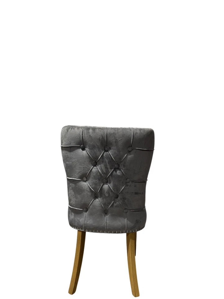 Lafayette Beige Velvet Dining Chairs