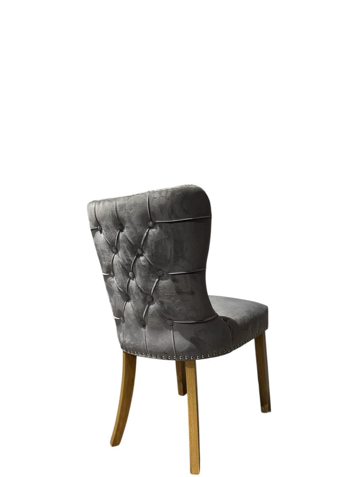 Lafayette Beige Velvet Dining Chairs