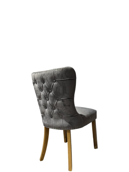 Lafayette Beige Velvet Dining Chairs