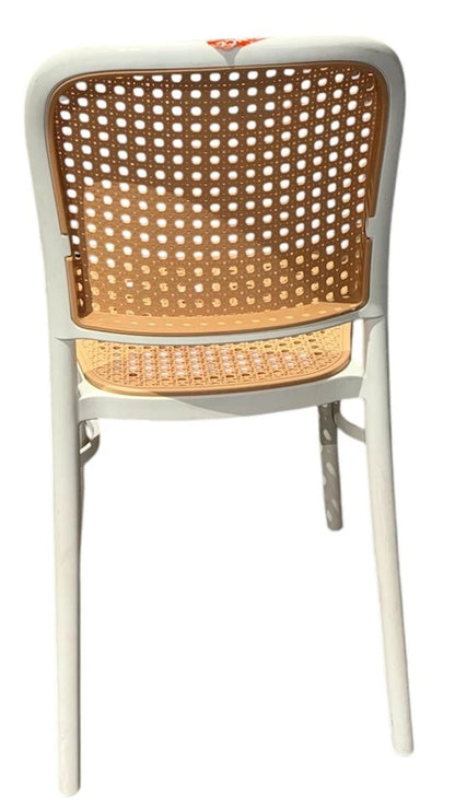 White And Brown Dining Chair